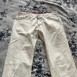 White size 32 Men’s Burberry Brit pants